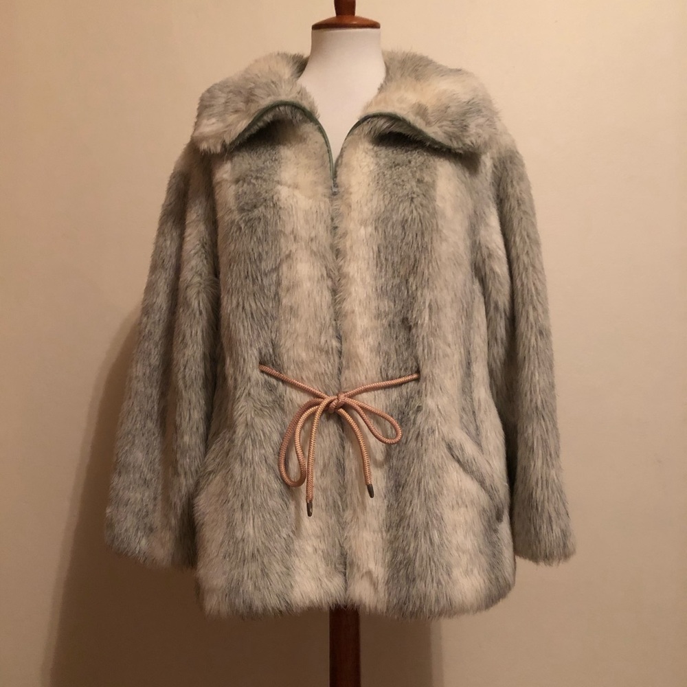 Vintage Cheyenne By Hillmoor Faux Fur Winter Coat - Picture 1 of 12